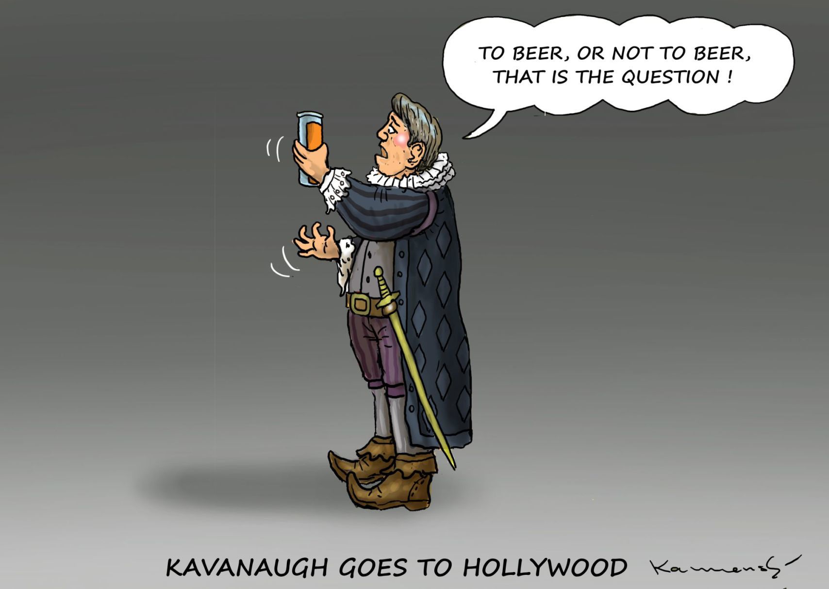 Kavanaugh confirmation cartoon